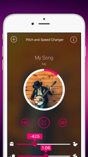 ‎TimePitch - Song Pitch and Speed Changer Screenshot